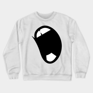 Loudmouth Mouth Mask Scream Crewneck Sweatshirt